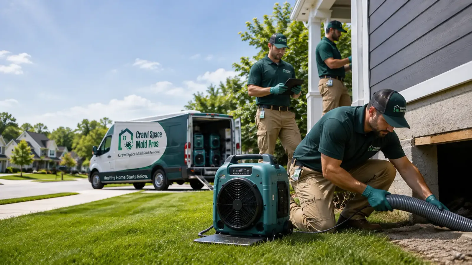 Crawl Space Mold Removal in Sand Springs, OK